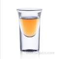 custom clear thick bottom sublimation tequila shot glasses